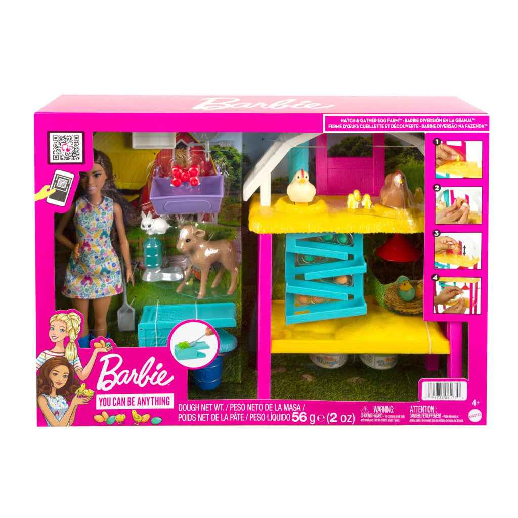 Barbie fait éclore et soigner un élevage de poulets