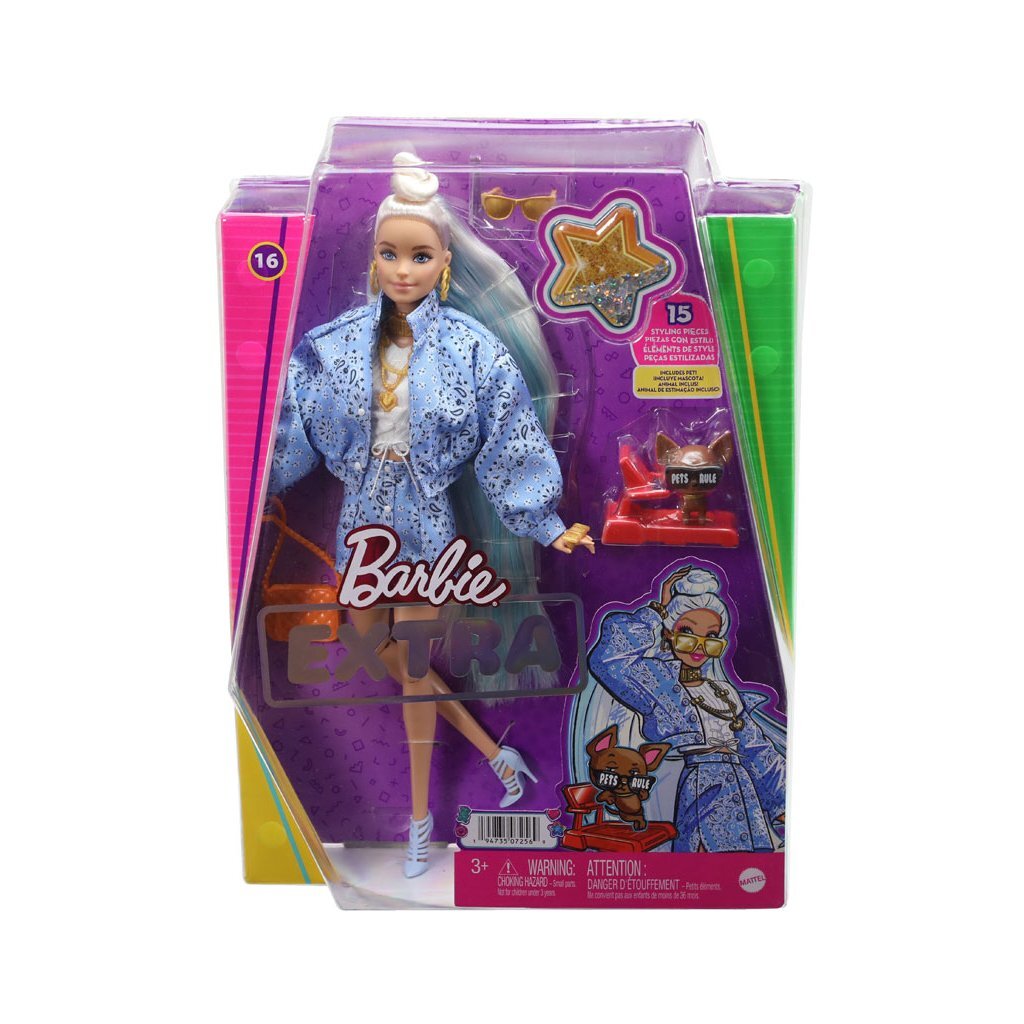 Barbie Extra Poupée 16 + Accessoires