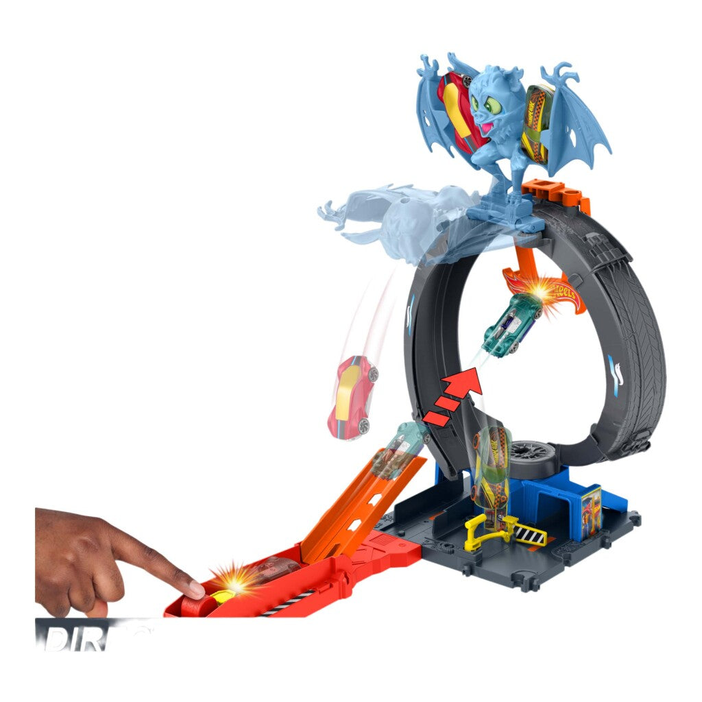 Ensemble de jeu en boucle Hot Wheels Bat Attack