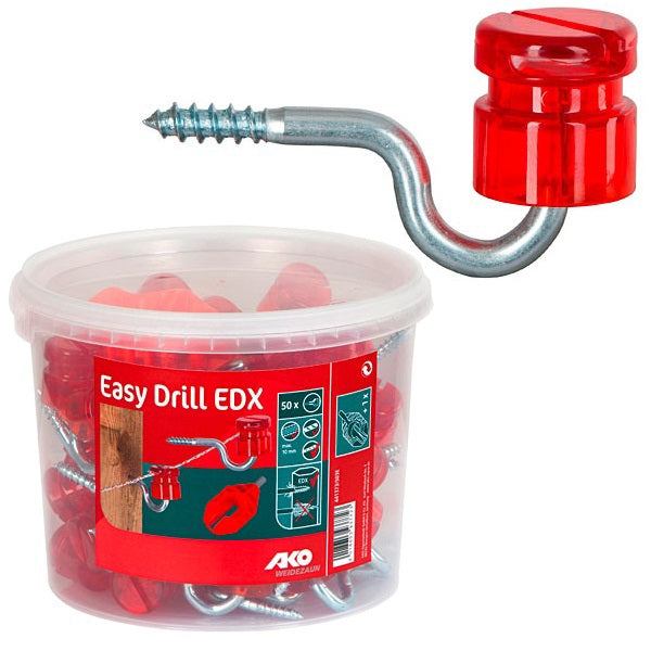 Ako products isolateur de fente premium rouge seau de 50 pièces
