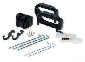 Ako products filet de porte ensemble complet poignée ancrage au sol et accessoires