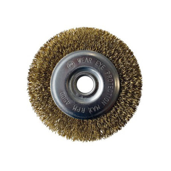 Brosse métallique en acier recouvert de laiton Gloria