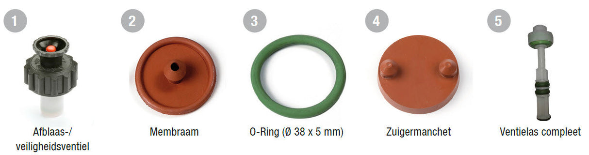 Gloria 1072454 - Kit de conversion Viton acides pour prima 3-5 primex confort5 | 1 pièce