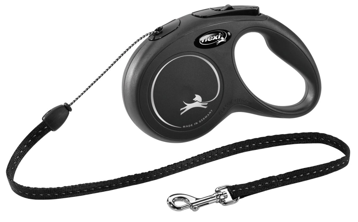 Flexi products ligne rétractable nouveau cordon classique noir s 5 mètres jusqu'à 12kg