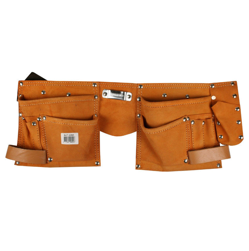 Produits tablier en denim tablier à outils en cuir 10 poches