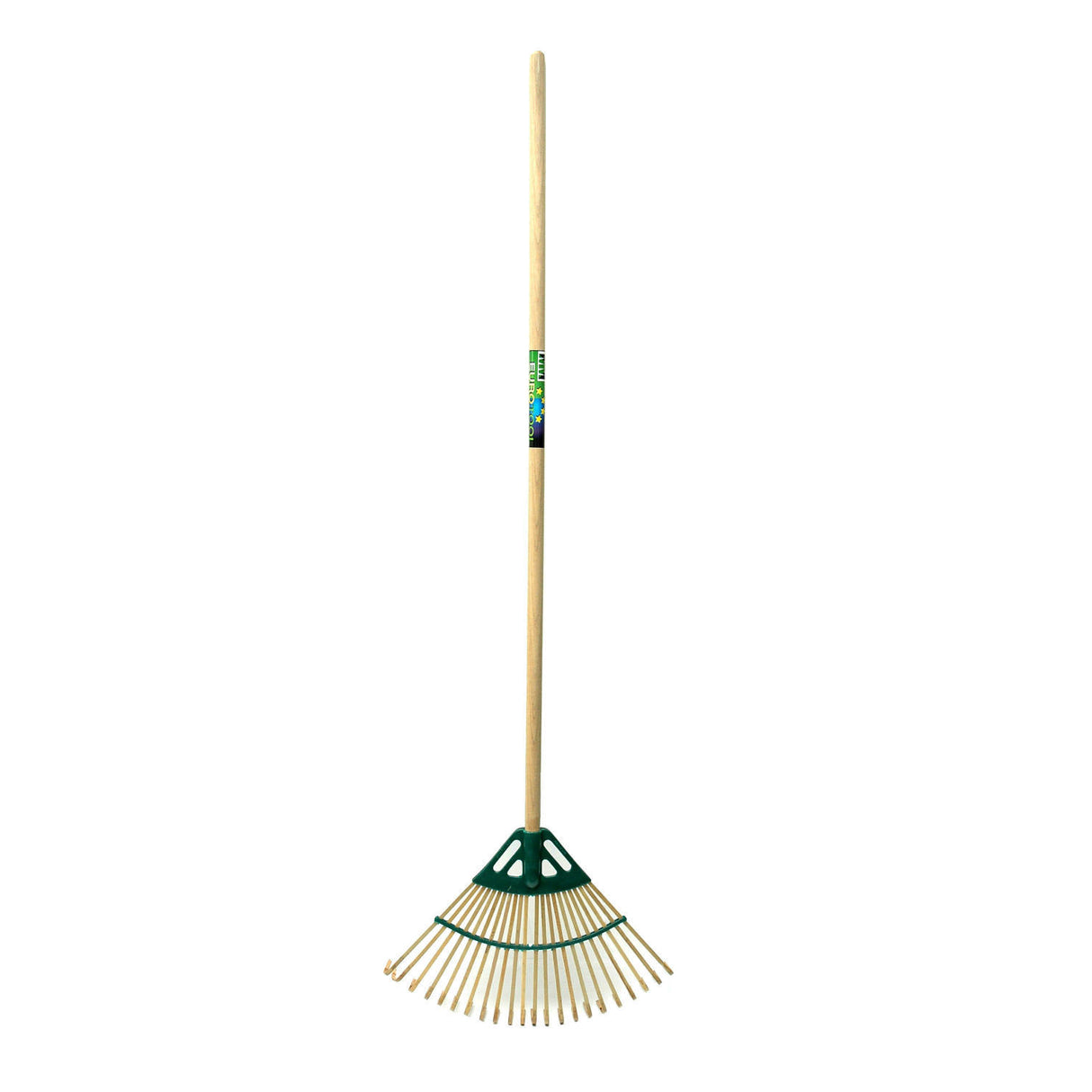 Râteau à gazon Mm eurotool mm bambou 22tds avec manche 120cm