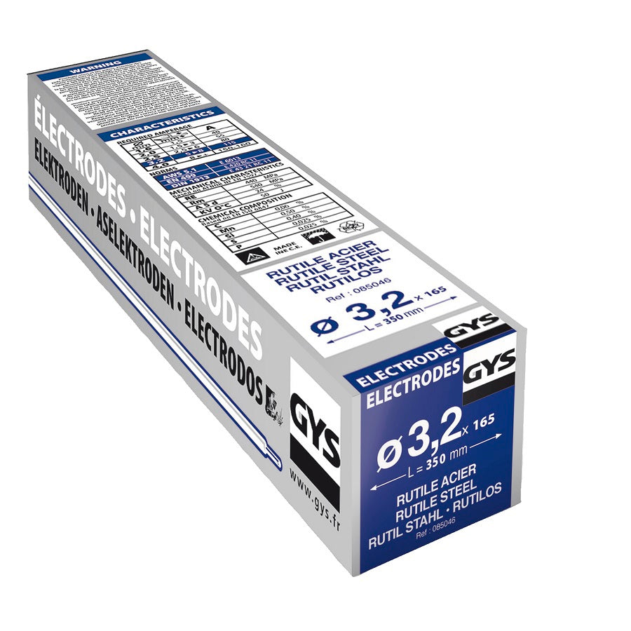 Electrodes Gys acier o3.2mm (x165) - 5193085046 - 5193085046