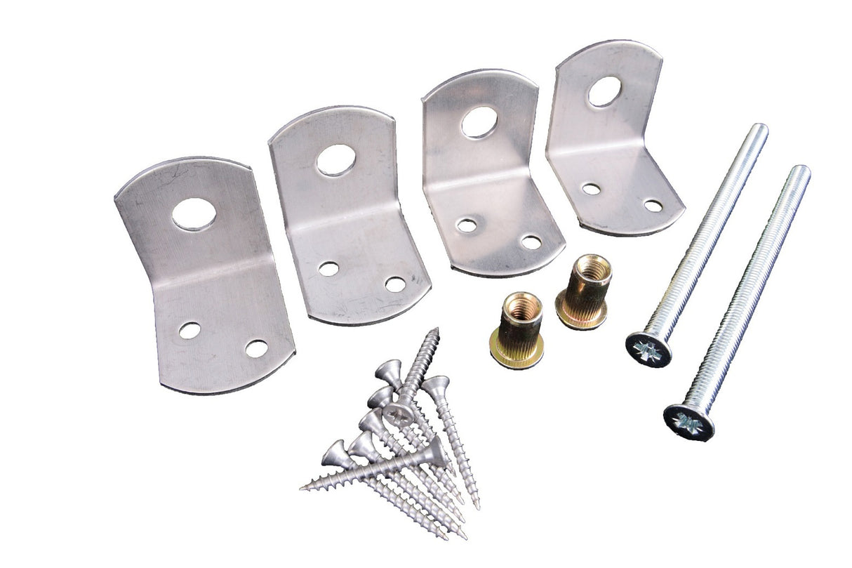 Waelbers jeu de raccords uni boulon l100mm vis inox