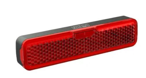 Réflecteur de feu arrière LED Buchel Z-Stripe e-bike 6-48V 80mm Stvzo avec feu stop sur carte