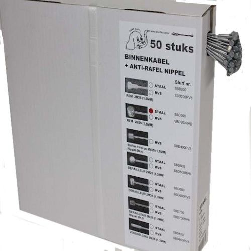 Câble Slurf à l'intérieur du sbd300 ds a 50 tonne de frein en acier inoxydable 225 mm + pince anti-effilochage.