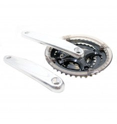 Crank Set 48 38 28 Silver