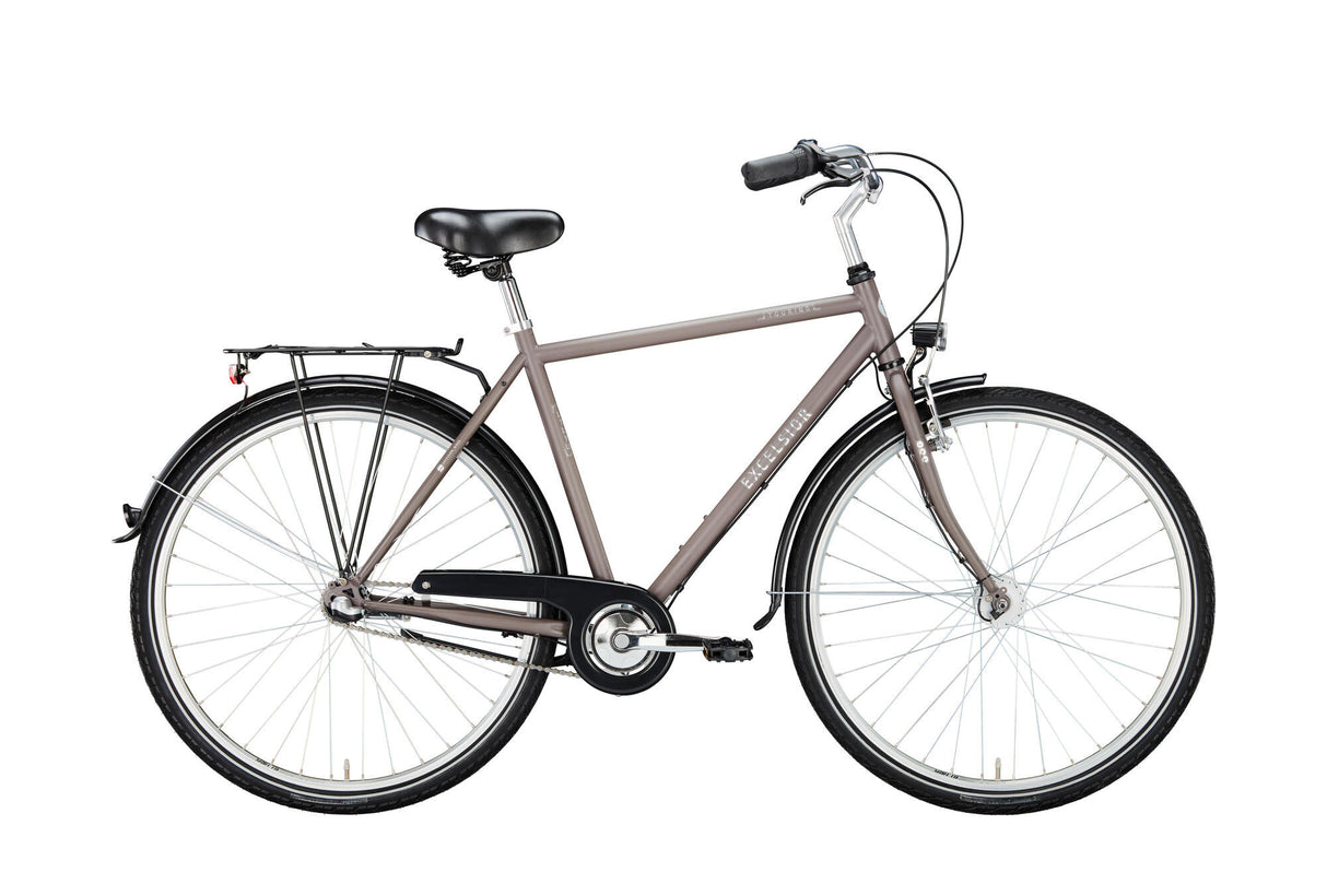 Excelsior city bike touring nd mod. 24 cyclotourisme nd 28 55 diam. 3sp taupe mat