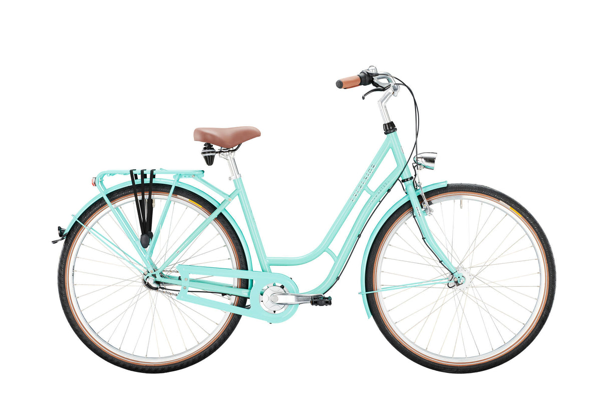 Le vélo de ville Excelsior cygne-rétro (#1) excelle. cygne-retro 26 45 3sp vert océan