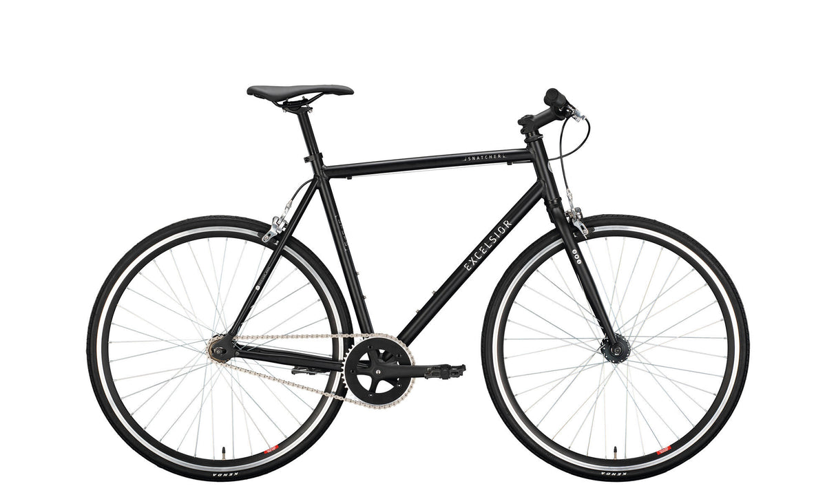 Le vélo Excelsior Singlespeed Snatcher (#1) excelle. snatcher 28 57 diam.1sp noir mat