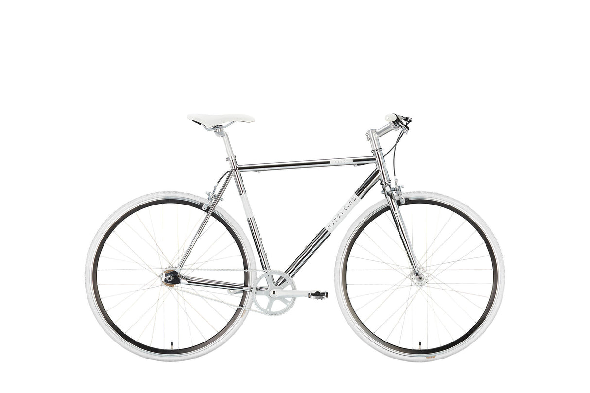 Le vélo Excelsior Singlespeed Dandy (#1) excelle. dandy 28 59 diam. 1 cuillère à soupe de chrome
