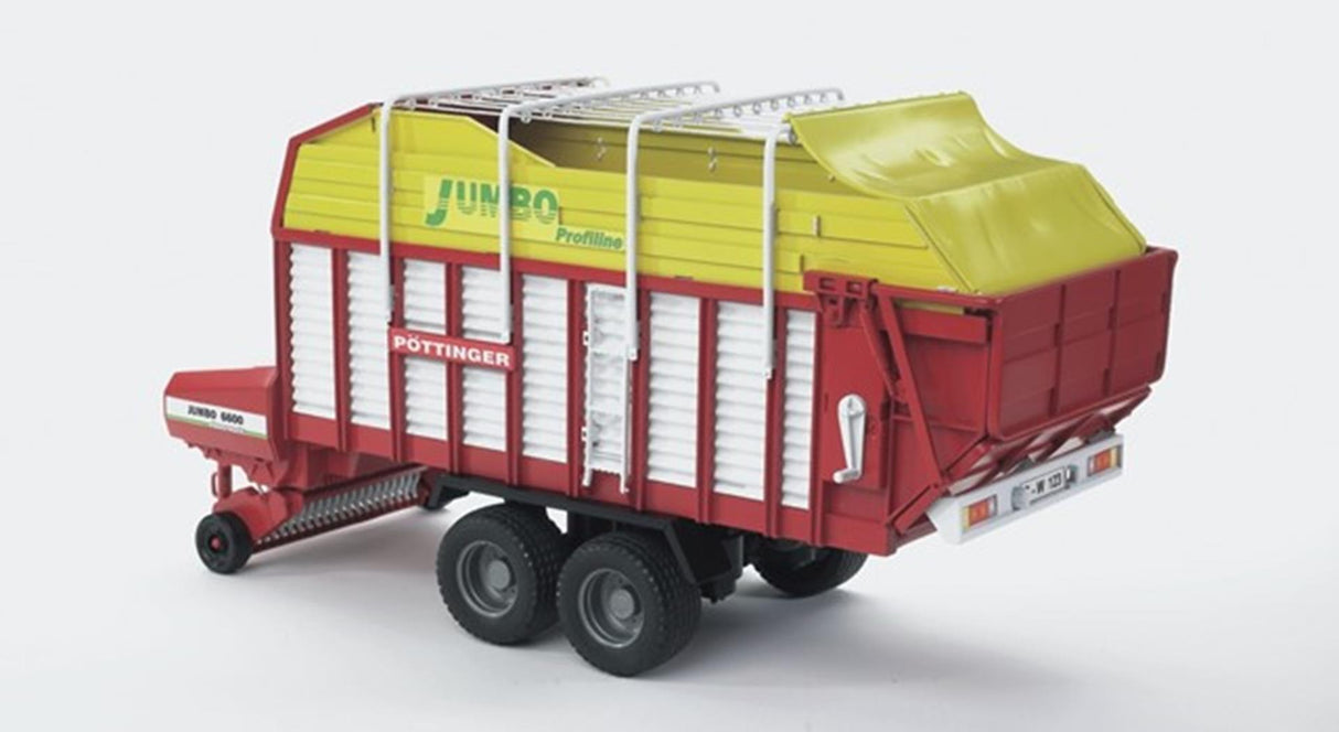 Bruder - Pöttinger Jumbo - 6600 - wagon de chargement profilé - échelle 1:16