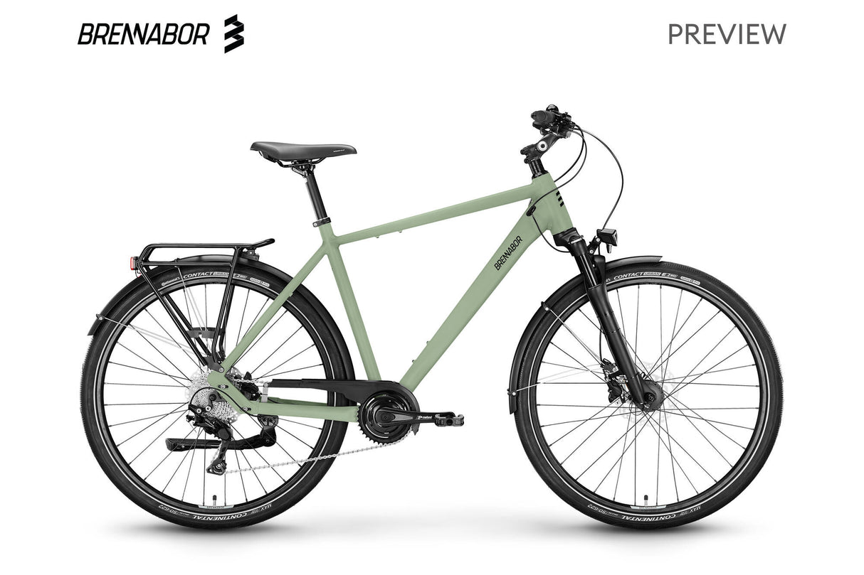 Vélo de trekking Brennabor t-60 (#1) vélo Brennab. t-60 28 50 27sp vert forêt