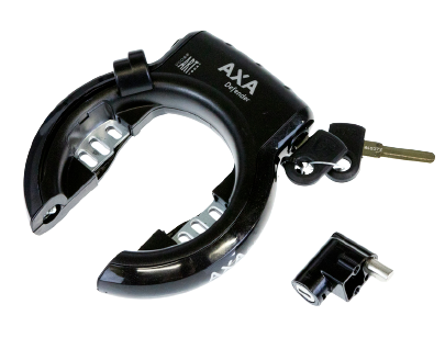 Serrure Axa solid plus avec serrure à batterie noir