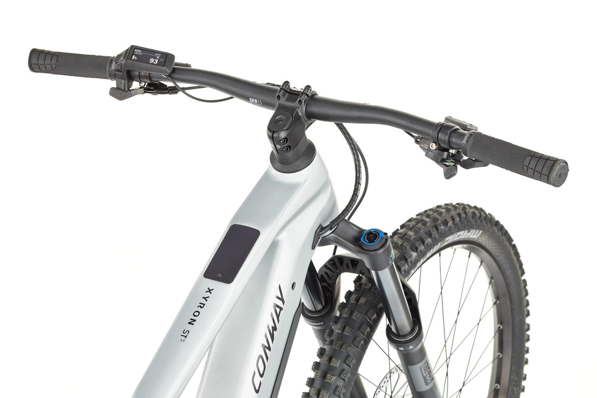 Conway VTT électrique tout suspendu xyron st 4.0 (#1) vélo électrique conw.xyron st 4.0 29 39 12sp full sus.si bl