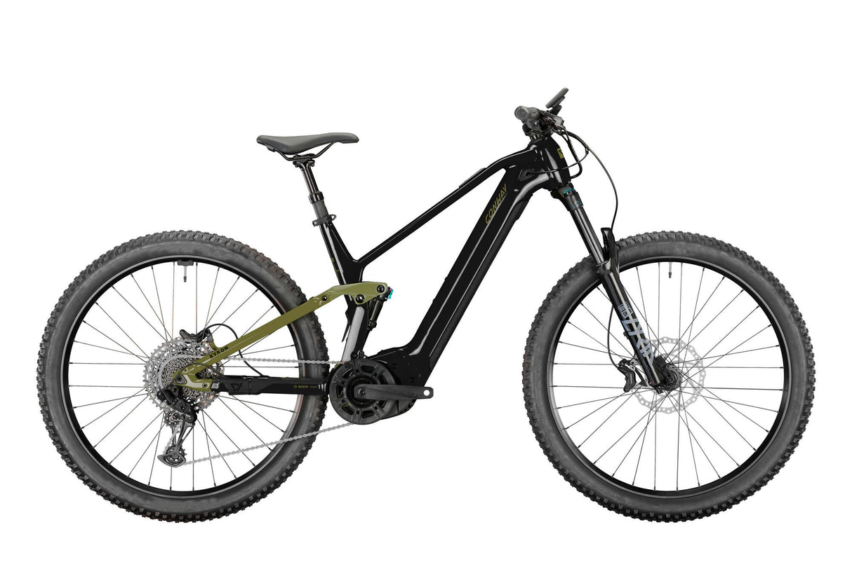 Conway VTT électrique tout suspendu xyron s 5.0 carbone (#1) vélo électrique conw.xyron s5.0 env. 29 27 12sp 49 bl bronze