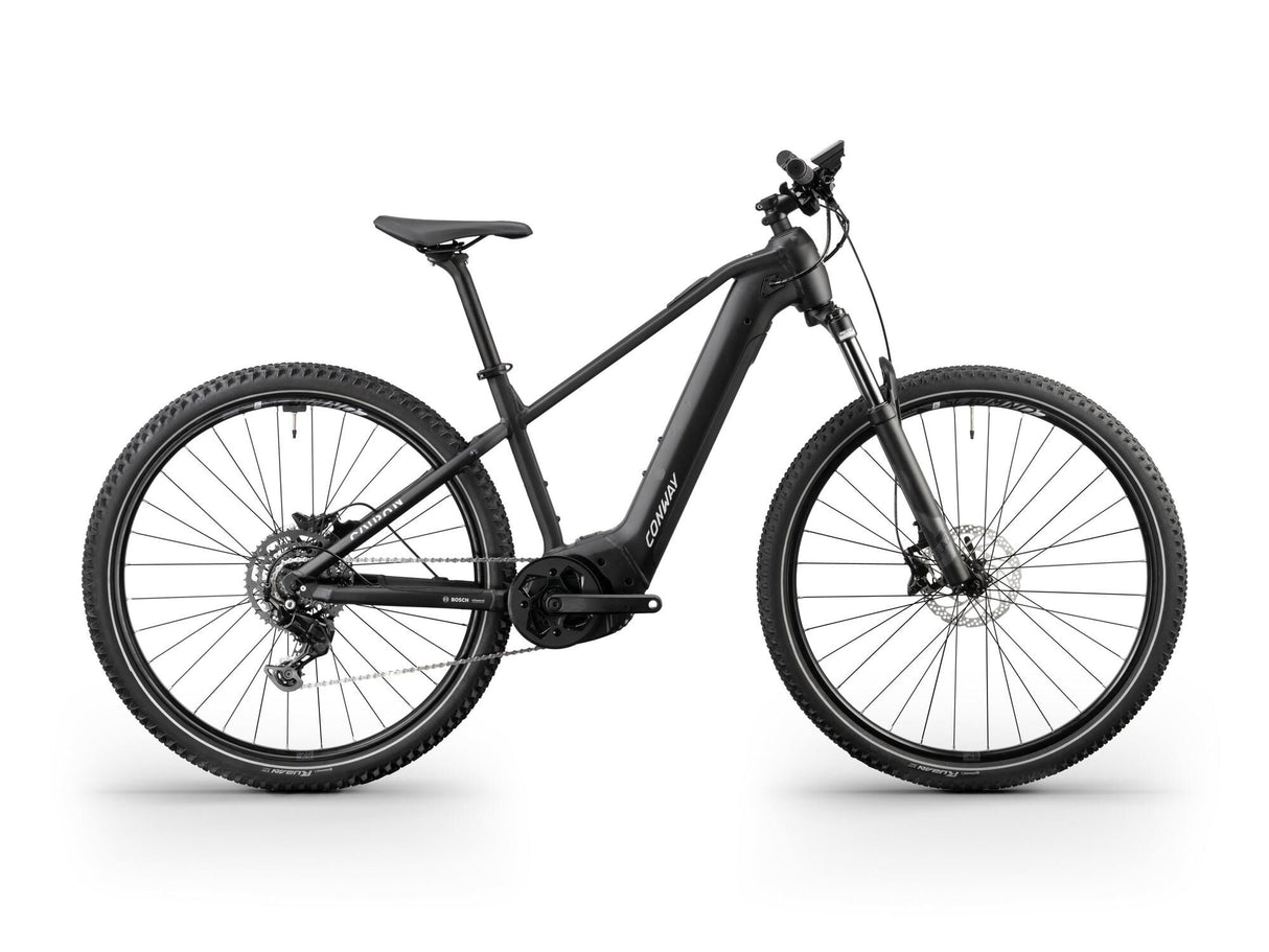 Conway VTT électrique semi-rigide cairon s 1.0 (#1) erad cairon s 1.0 hommes 29 l 9gg noir gris mat