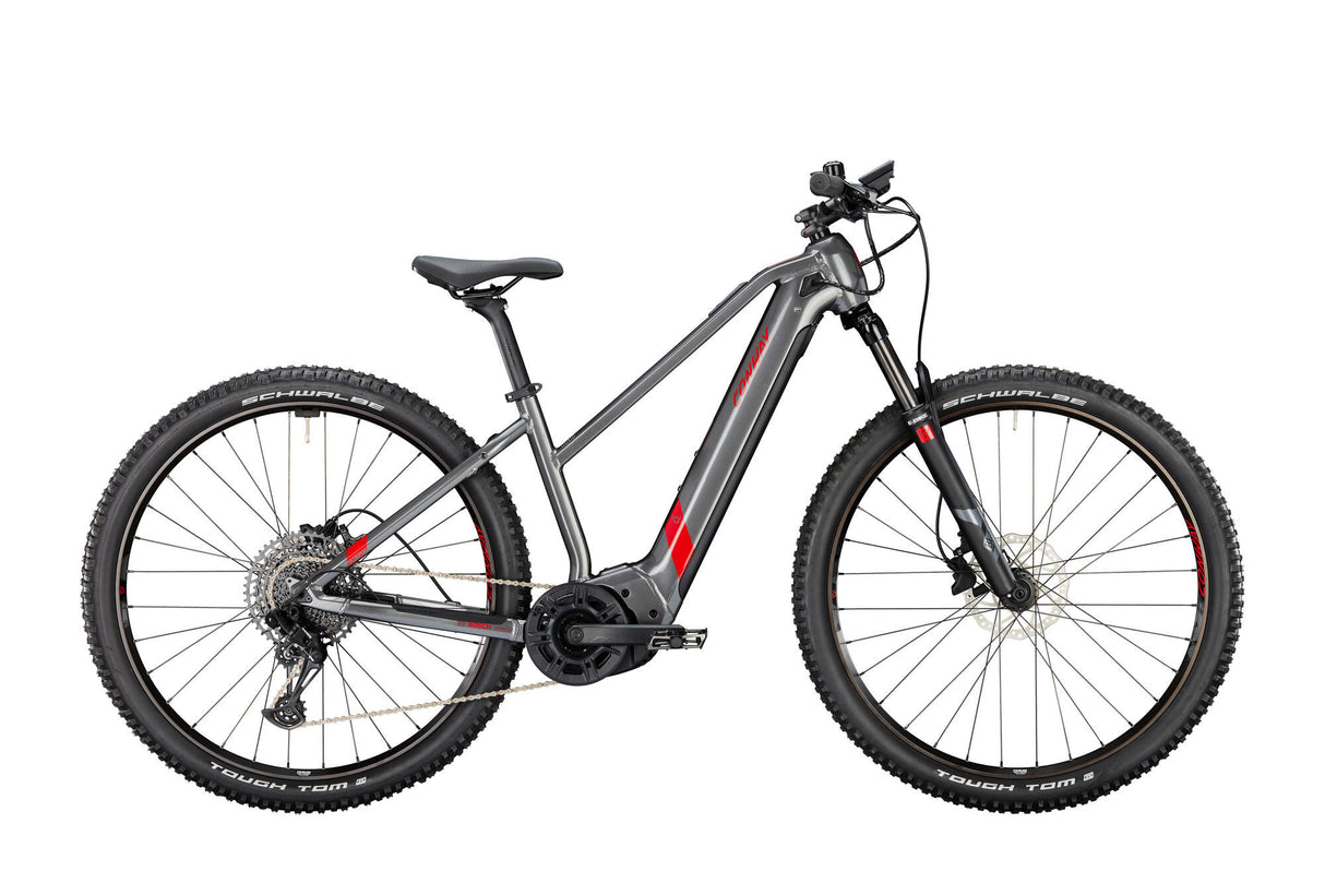 Conway VTT électrique semi-rigide Cairon S 4.0 mod. 24 ebike conw.cairon s 4.0 29 41 pédale. 12sp gris rouge