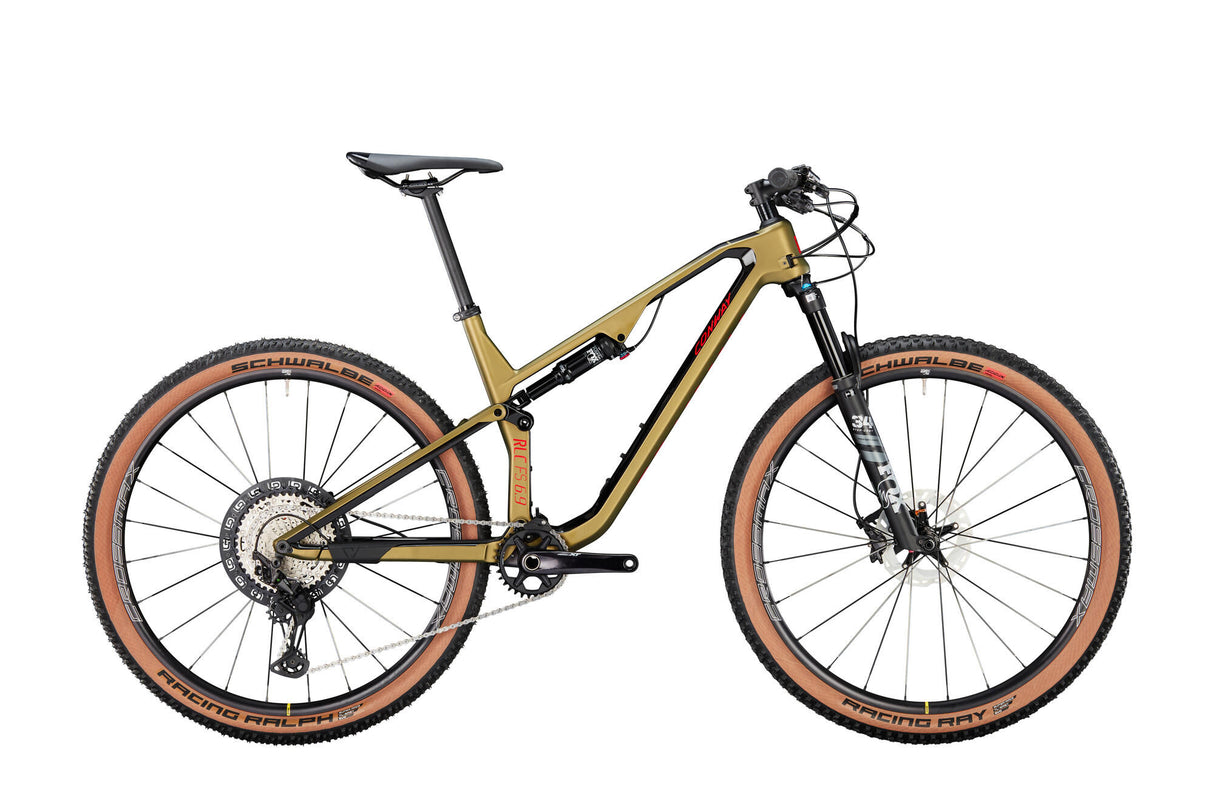 Conway VTT Tout Suspendu RLC FS 6.9 Mod. 23 vélo con.rlc fs 6.9 29 43 complet sus.12sp bro. noir