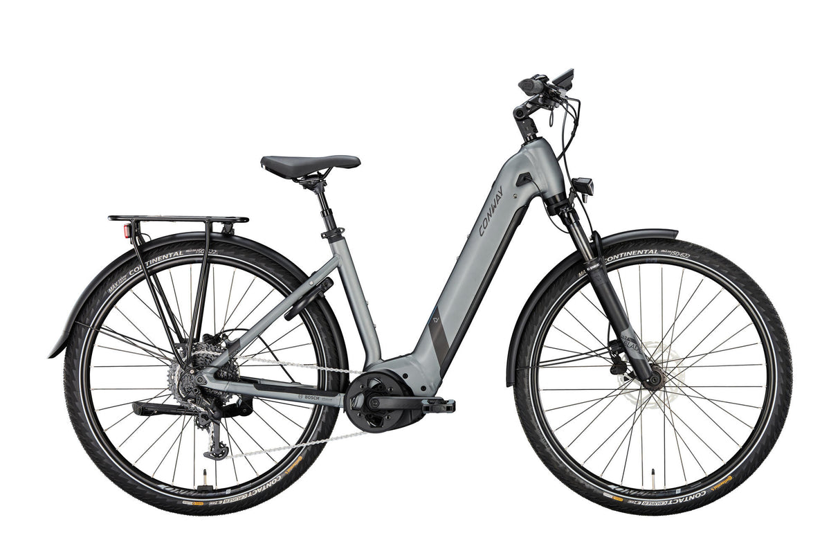 Vélo de trekking électrique Conway Cairon T 3.0 750 mod. 24 ebike conw.cairon t 3.0 750 28 46 wave gris bl.