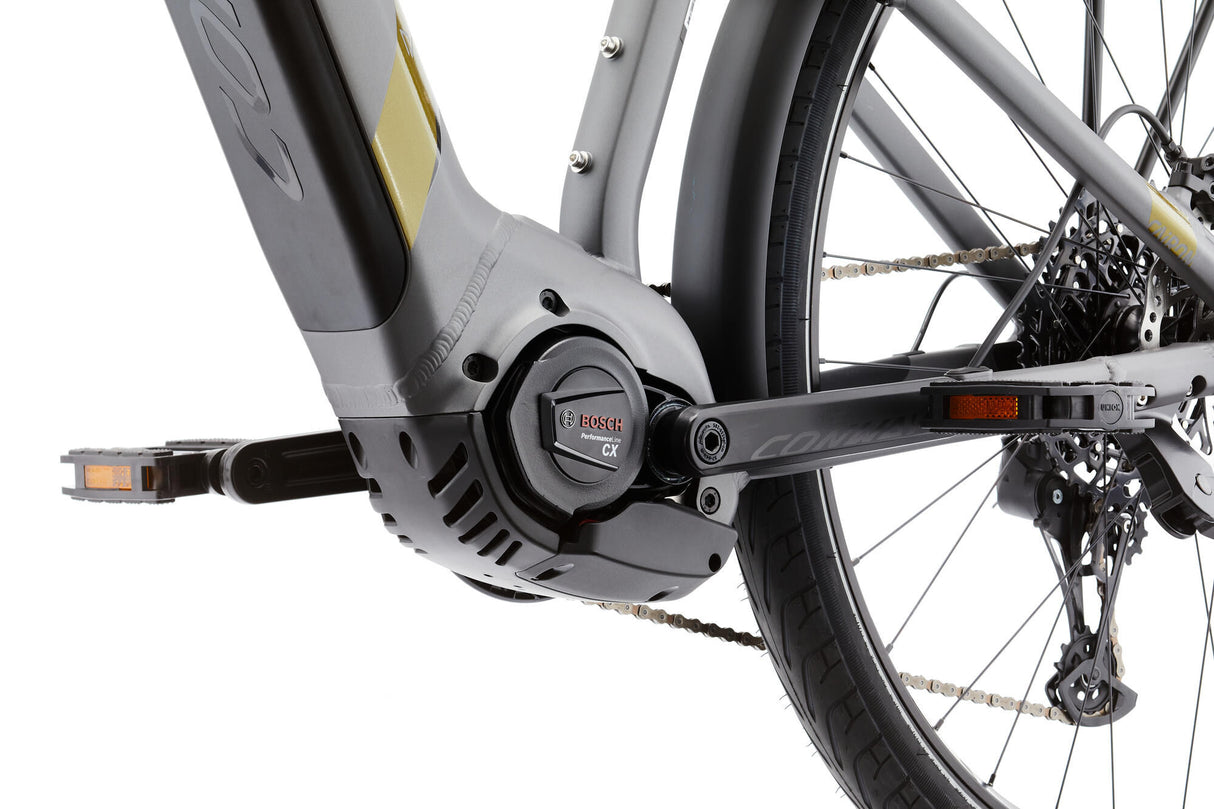 Vélo de trekking électrique Conway Cairon T 5.0 mod. 23 ebike conw.cairon t 5.0 28 49 diam.12sp gris bro.
