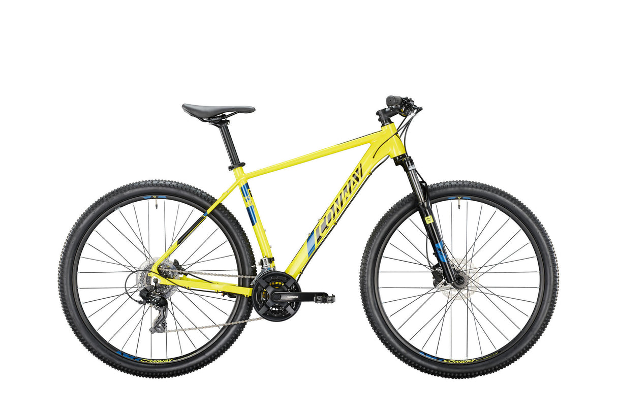 Conway vtt semi-rigide ms 3.9 mod. 24 vélo conw.ms 3.9 29 46 semi-rigide 21sp bleu acide