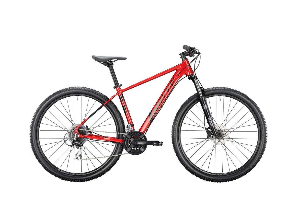 Conway vtt semi-rigide ms 4.9 mod. 24 vélo conw.ms 4.9 29 51 hardtail 24sp rouge noir
