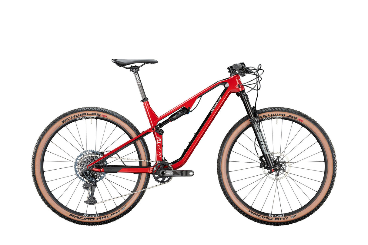 Conway VTT Tout Suspendu RLC FS 7.9 Mod. 22 vélo con.rlc fs 7.9 29 43 full sus.12sp rouge blanc