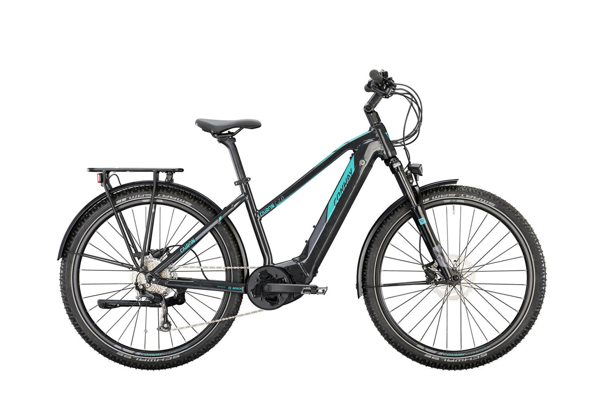 Conway suv électrique Cairon C 2.0 500 mod. 22 vélo électrique con.cairon c2.0 500 27.5 38 trap.9sp bl. menthe