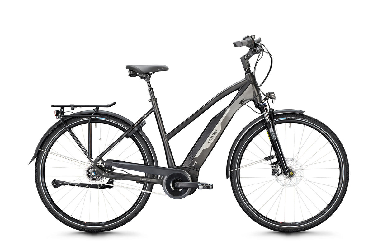 Vélo de trekking électrique Victoria tresalo 3 (#1) vélo électrique vic.tresalo 3 28 48 escaliers. 7sp fw anth.matt