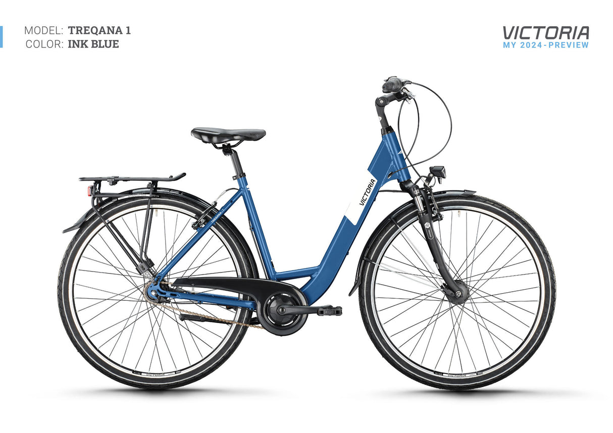 Vélo de trekking Victoria treqana 1 mod. 24 vélos vict.treqana 1 28 45 wave 7sp encre bleu