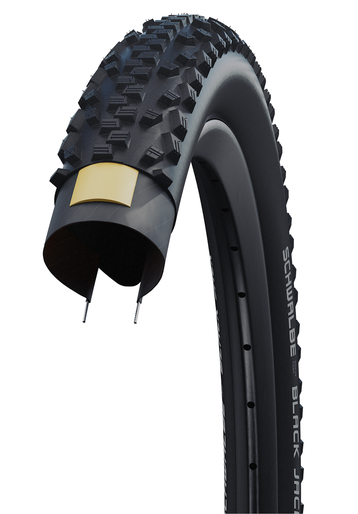 Veste noire de pneu Schwalbe 24 x 2,10 (54-507)