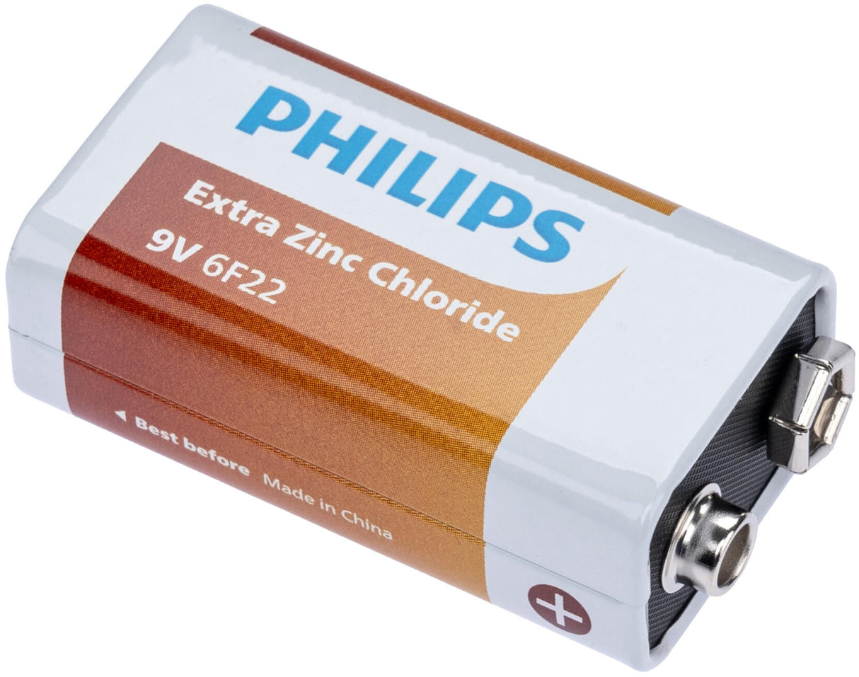 Batterie Philips batterie longue durée longue durée 6f22 e-block 1 sous blister