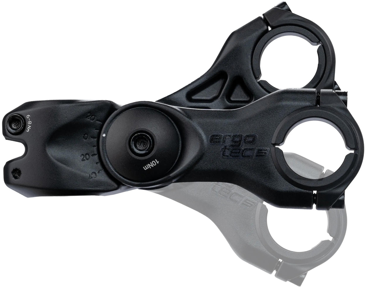 Ergotec tige octopus twin tige octopus twin 25,4 31,8mm 105mm