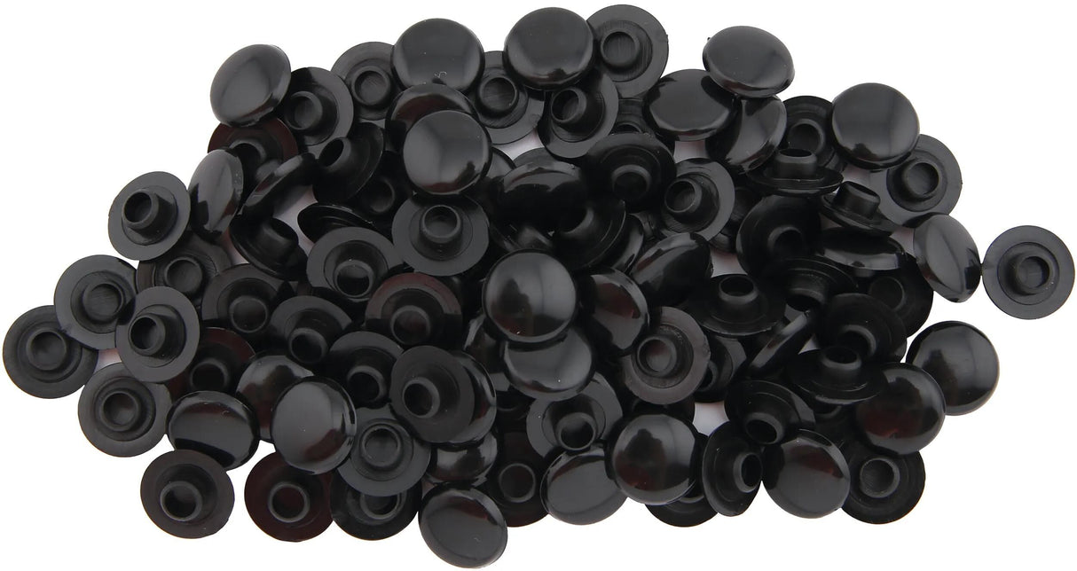 Bouchons de couvercle de capuchon de mamelon fixe, douille hexagonale de 5mm, 100 pièces.