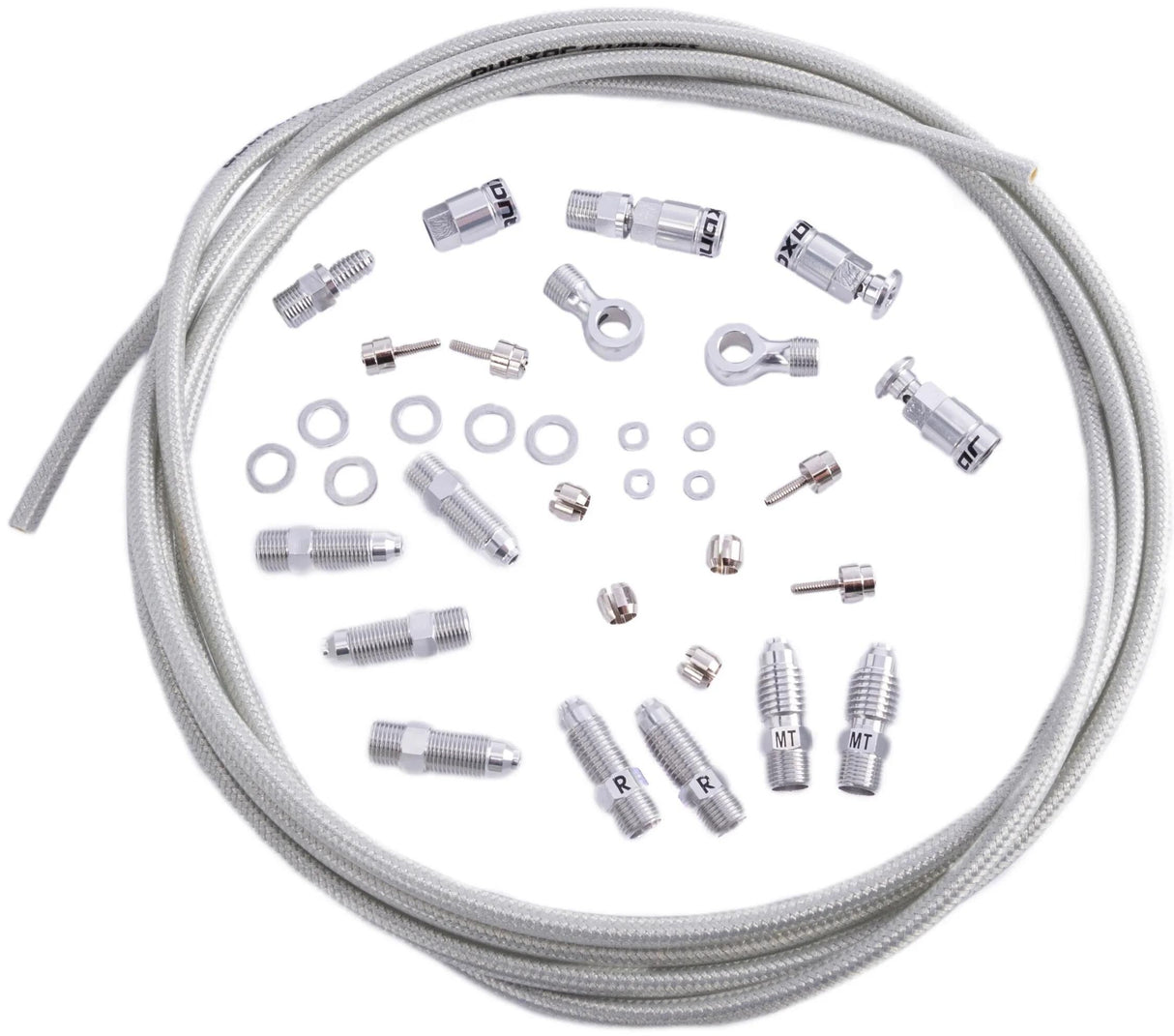 Kit de durites de frein Quaxar sherman br. kit ligne sherman argent 3000mm