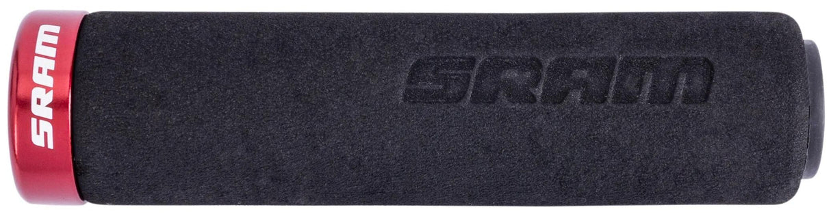 Sram grips poignées de verrouillage caoutchouc mousse noir rouge