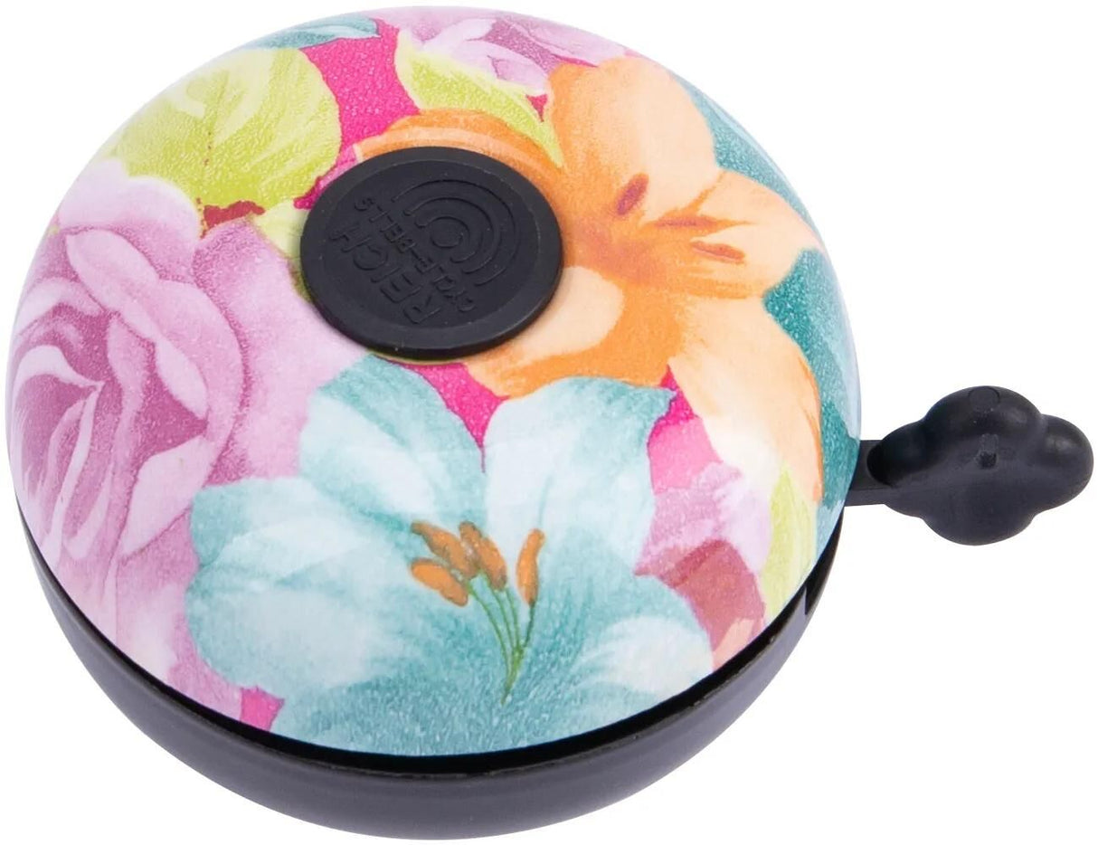 Cloche de vélo Reich cloche ding-dong fleurs ding-dong
