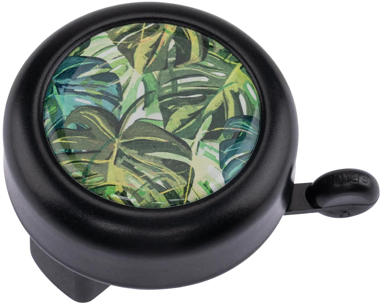 Reich cloche de vélo couleur plantes motif riche cloche couleur plantes noir