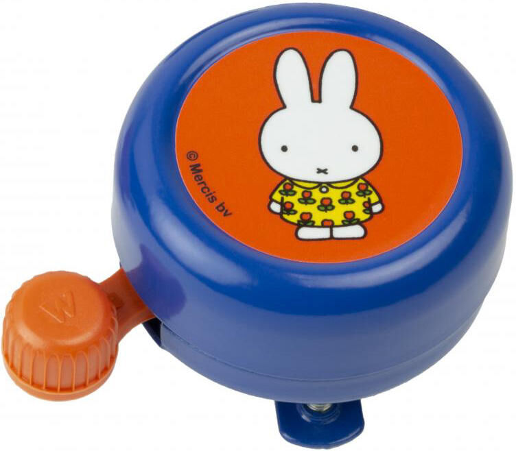 Widek Kinderbel Miffy avec robe de fleur bleu sur carte