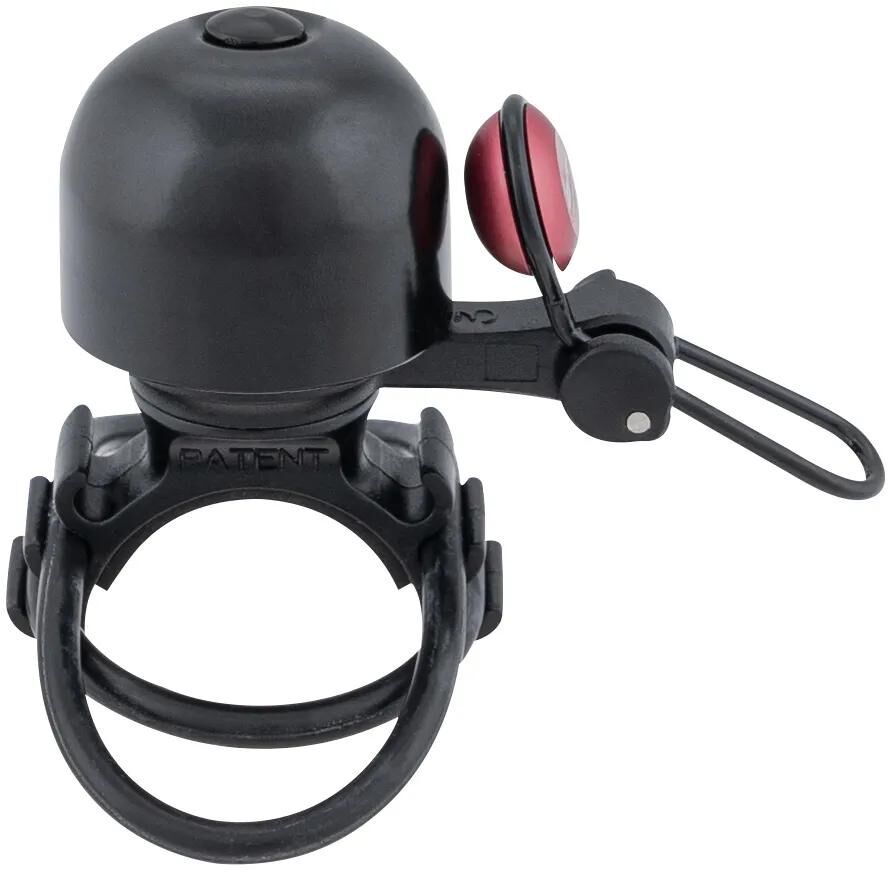 Contec cloche de vélo diamant bing ct mini cloche diamant bing, noir rouge, uni