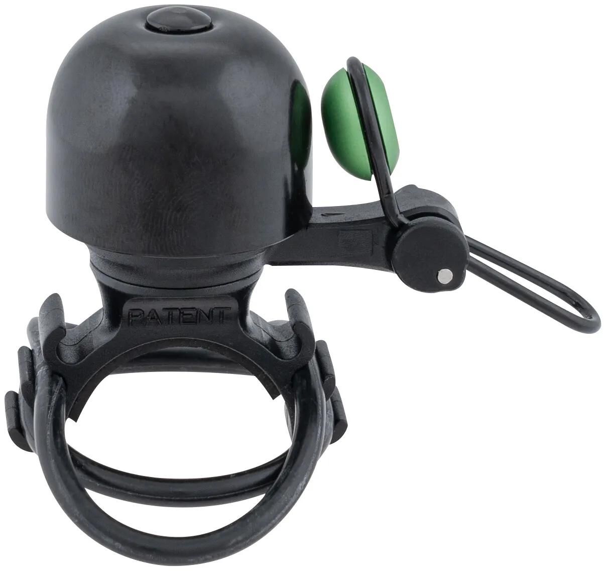 Contec cloche de vélo diamant bing ct mini cloche diamant bing, noir vert, uni
