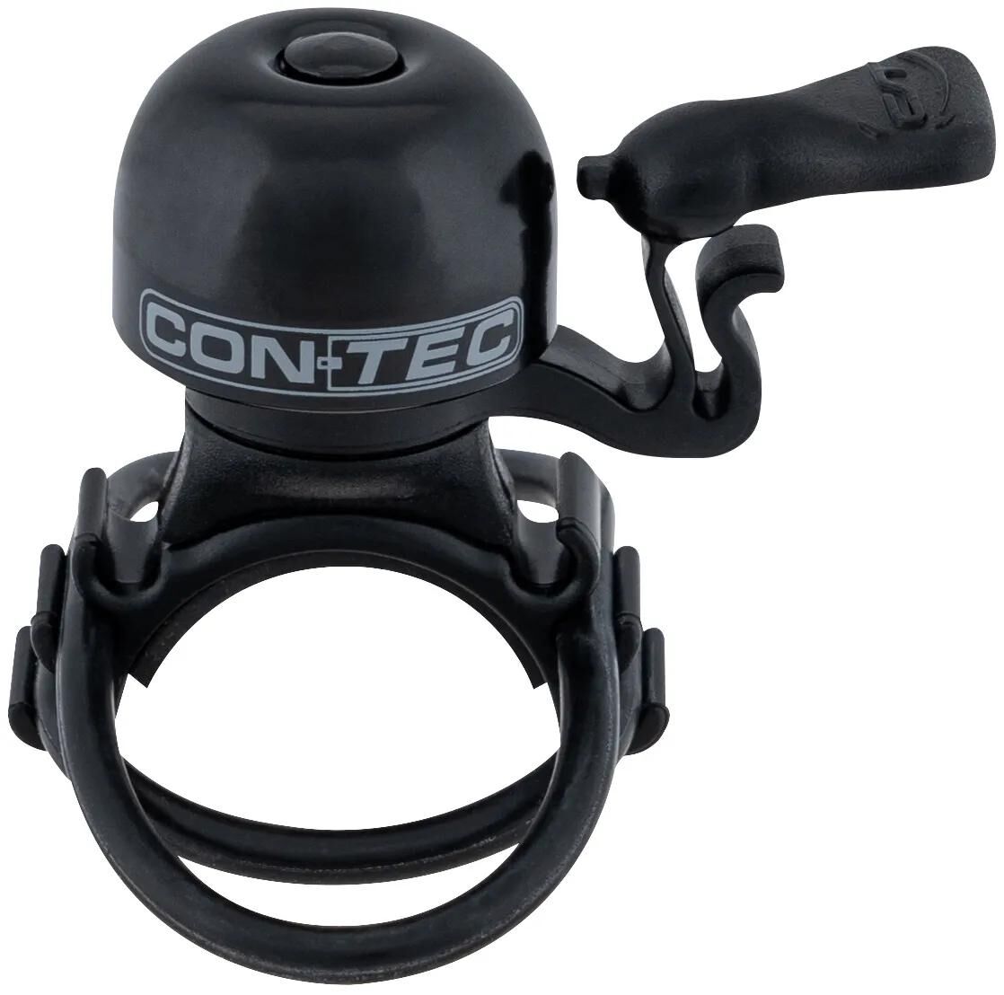 Contec mini sonnette de vélo mini bing ct bell mini bing noir gris