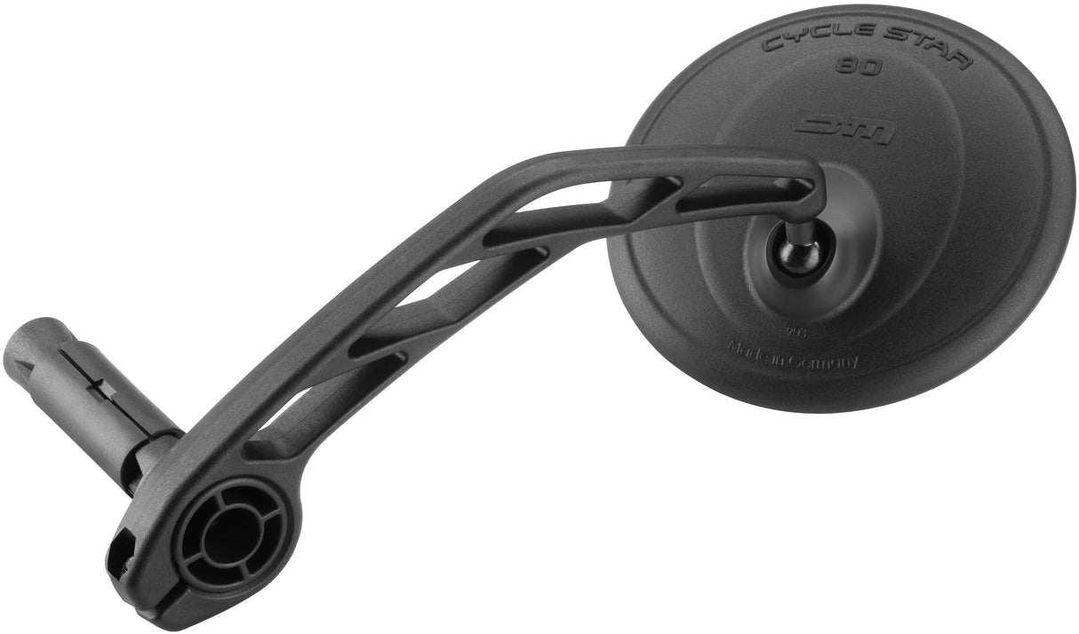 Busch + Müller rétroviseur 903 cycle star 80 miroir b m 903 cycle star 80 bras en plastique
