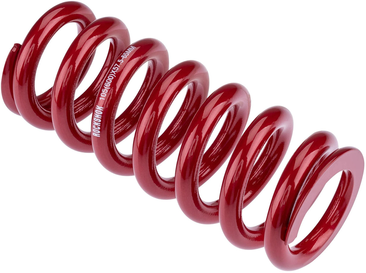 Ressort Rockshox rs 57,5-65mm 151mm 600 lb rouge électrique