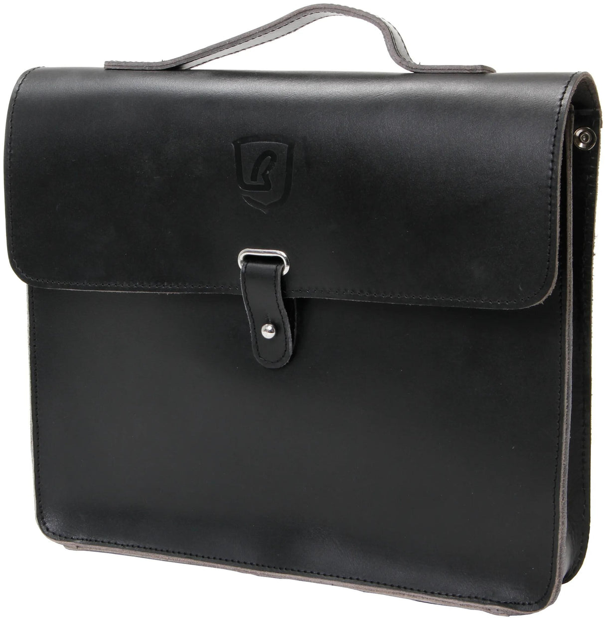 Brave classic frame bag sac à cadre en cuir noir